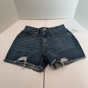 Girl's Shorts - Old Navy - Blue Denim - Size 14-New w/ Tags